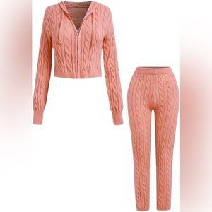 2pc Solid Knitted Set